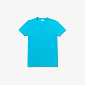 Lacoste Men’s V-Neck Pima Cotton T-Shirt